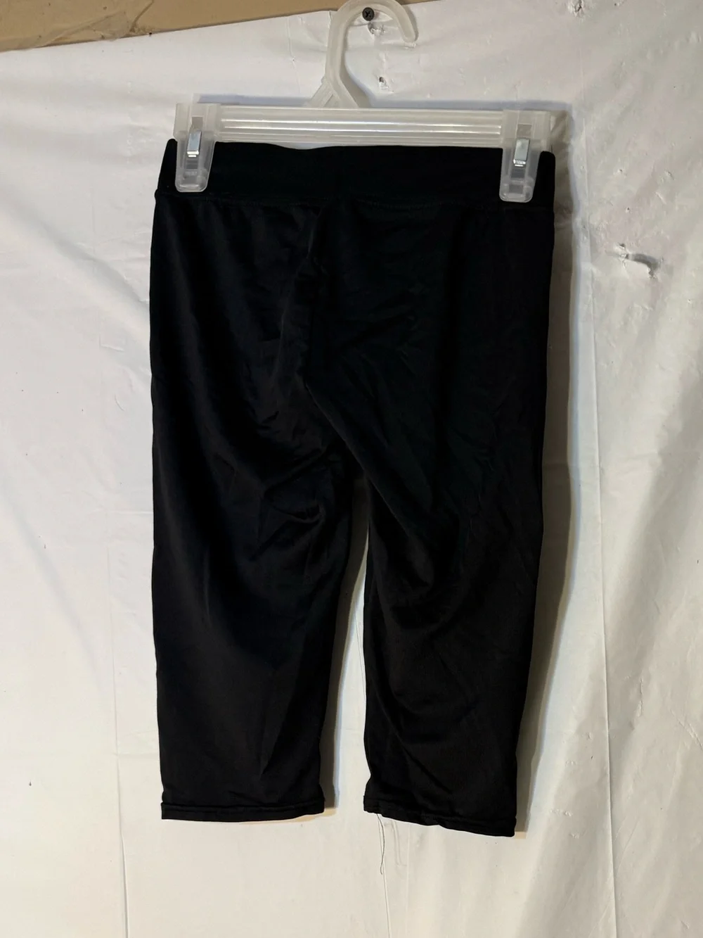 Justice girls black cropped leggings emoji patches size 6/7